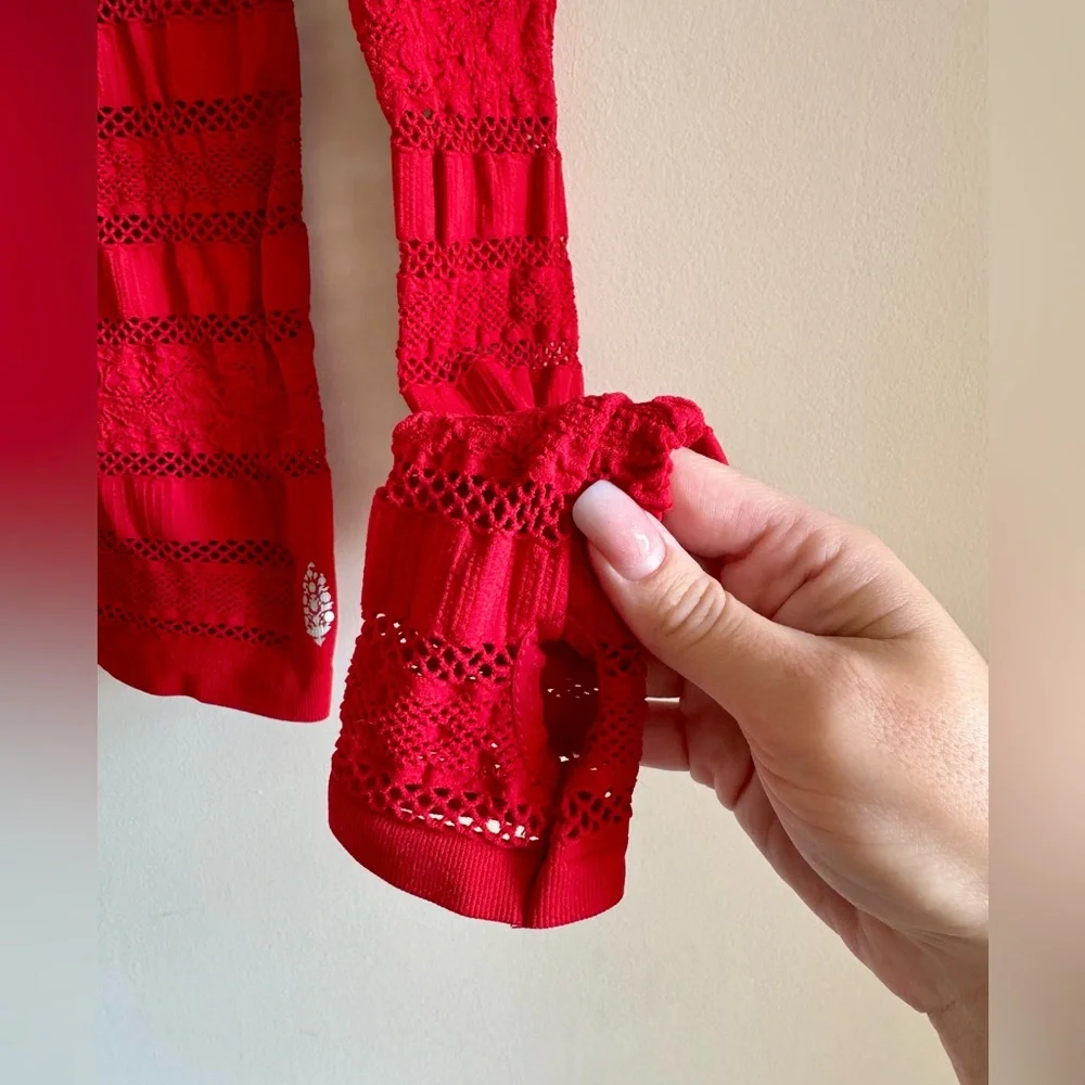 NWOT Free People Movement Take On Me Layer Top-Winterberry